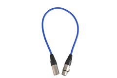 XLR Male to XLR Female Patch Lead 3 Pin Balanced Choice of Length & Colour